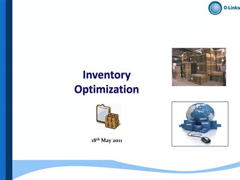 Multi Echelon Inventory Optimization PPT