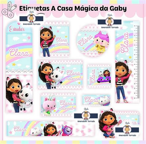 Arquivo Digital Etiqueta Escolar A Casa M Gica Da Gaby Elo