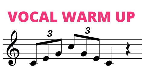 Vocal Warm Up Exercise 2 Youtube