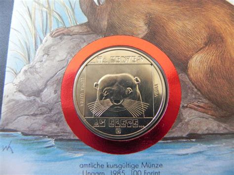 Ungarn 100 Forint 1985 Münzbrief WWF Fischotter 1986 Kaufen auf Ricardo