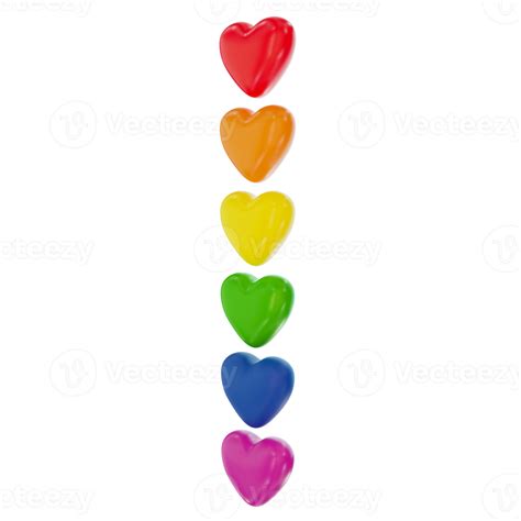 LGBT community symbol 3D illustration 16584136 PNG