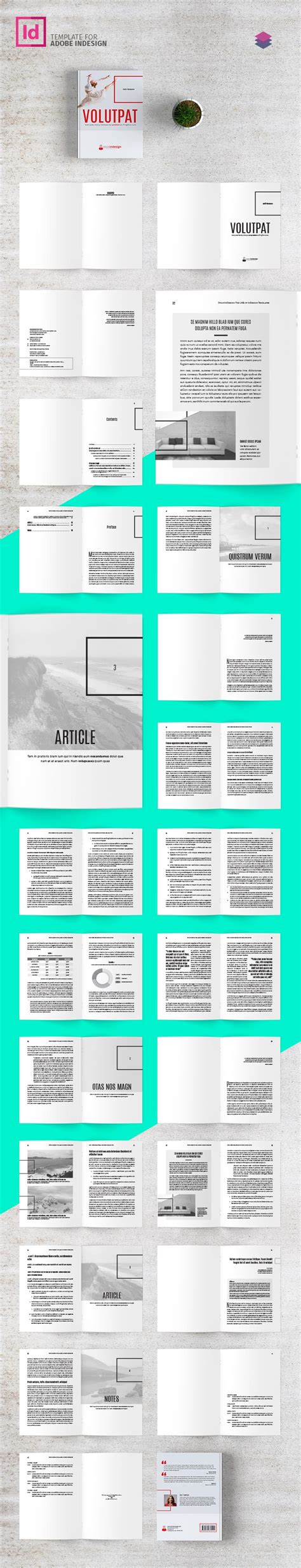 Book Template for Adobe InDesign – StockInDesign