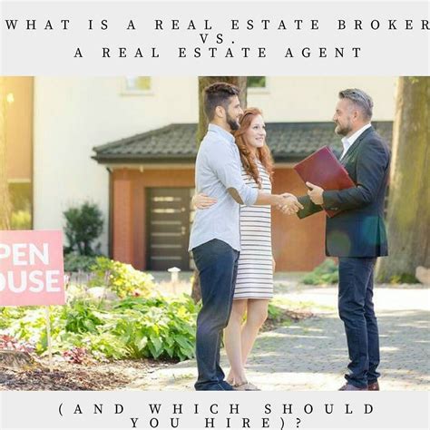 Many People Think That Real Estate Agent And Real Estate Broker Are