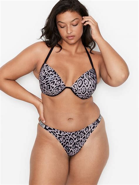 Buy Shine Strap Full Coverage Push Up Bikini Top Order Undefined Online Victoria S Secret Us