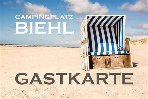 Gastkarte Bei Klugmanns Am Strand