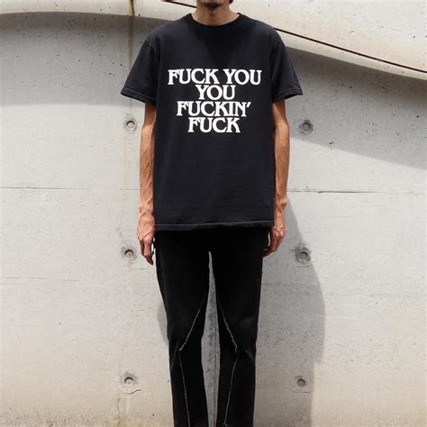 POST JUNK 90s FUCK YOU YOU FUCKIN FUCK USA製 Tシャツ M