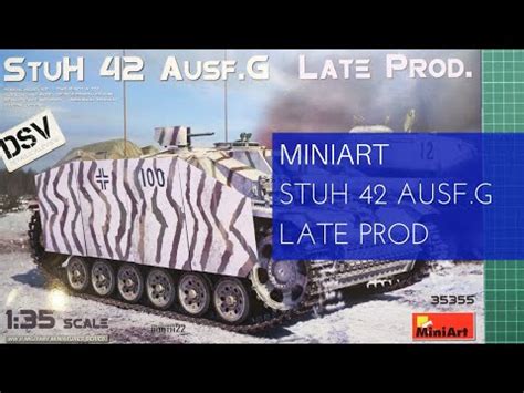 Stuh Ausf G Late Prod Miniart Box Contents