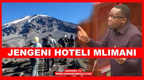 HOTEL ZIJENGWE MLIMA KILIMANJARO MBUNGE SAASHISHA ATEMA CHECHE