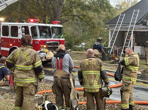 Toccoa and Carnes Creek Firefighters Battle Hill Street Blaze For Hours