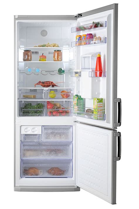 Refrigerateur Congelateur En Bas Beko Cn Ds Silver Darty