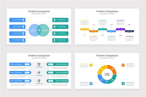 Timeline Comparison Powerpoint Template Nulivo Market