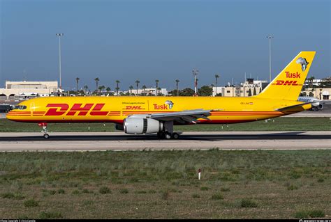 OE LNA DHL Aviation Boeing 757 23APF Photo By Chris Camille ID