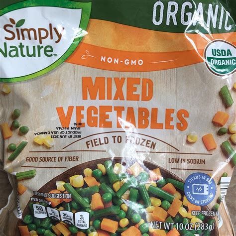 Simply Nature Frozen organic mixed vegetables Reviews | abillion