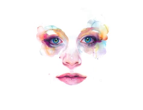 WATERCOLOR Marion Bolognesi Watercolor Portraits Watercolor Face