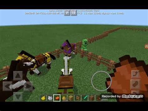 Jak Dosi Konia W Minecraft Pe Youtube