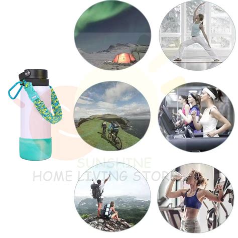 Linbaiflask Tumbler Straw Cover Cup Linbai Flask Accessories 12oz 64oz Flask Rope Water Bottle