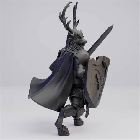 Hot Goblin 鹿人パラディン ミニチュア ホットゴブリン 聖なる守護者