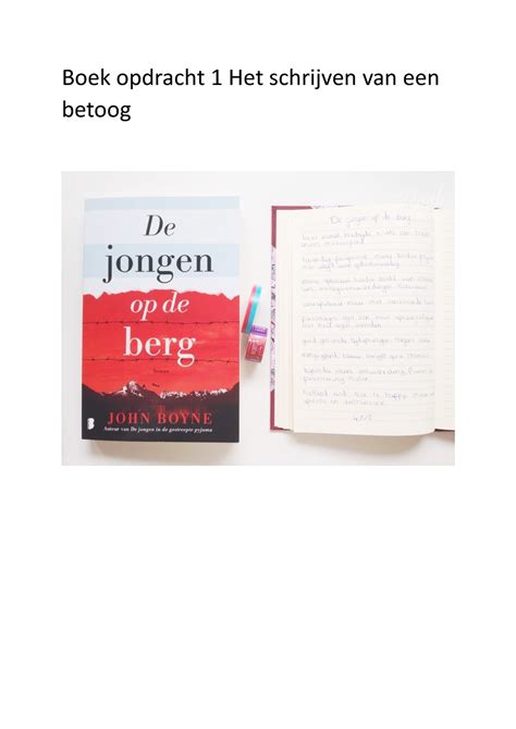 Boek Opdracht 1 Het Schrijven Van Een Betoog Boek Opdracht 1 Het