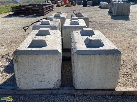 6 Concrete Lego Blocks Michener Allen Auctioneering Ltd