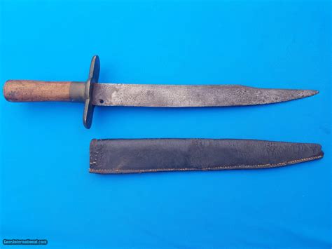 Confederate Bowie Knife Wscabbard Virginia Cavalry For Sale