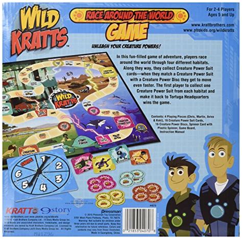 Wild Kratts Race Around The World Board Game New Ebay