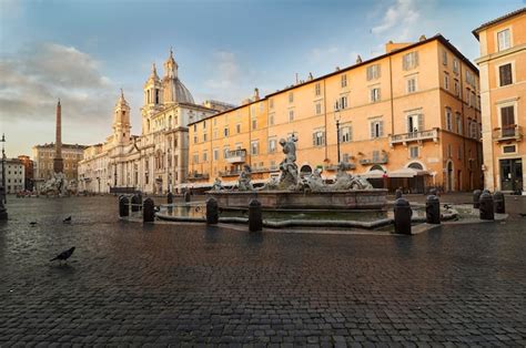 Premium Photo | The navona square