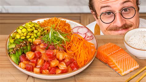 The Easiest Homemade Poke Bowl Recipe | Chef Joshua Weissman