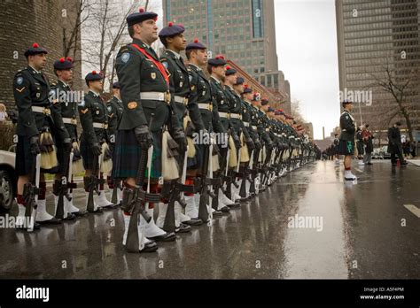 Remembrance Day parade in Montreal, Canada Stock Photo - Alamy