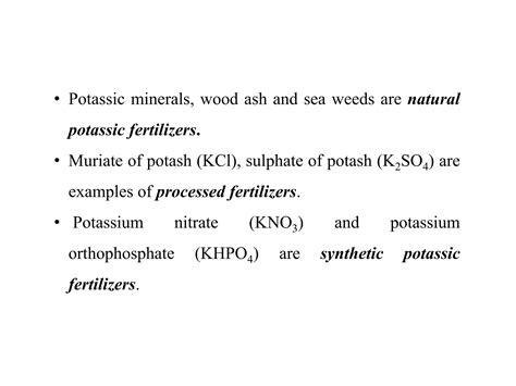 Classification Of Fertilizers Ppt