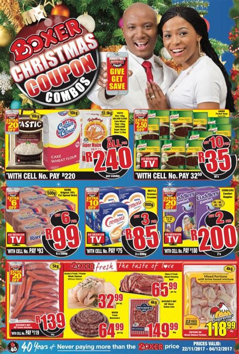 Boxer Super Store Christmas Coupon Combos Nov Dec M