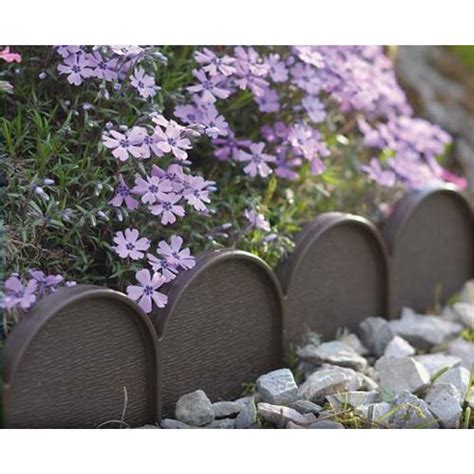 Prosperplast GARDEN LINE Beeteinfassung Palisade Rasenkante 10m grün