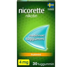 K P Nicorette Fruktmint Medicinskt Tuggummi Mg St P Apotea Se