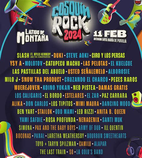 Cosquin Rock Conoce La Grilla De Artistas Redestinos