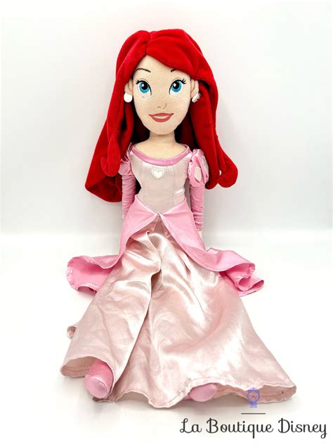 Poupée chiffon Ariel robe rose La petite sirène Disney Store 2015