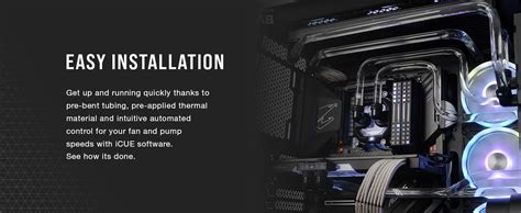 Corsair Hydro X Series Icue Xh5000i Rgb Pro Custom Cooling Kit Hardline Cpu Cooling Loop Pre