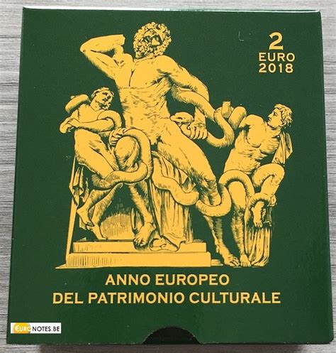 Vatican 2018 2 Euro Patrimoine Culturel BE Proof LaMonnaieDeLaPiece