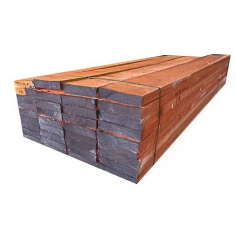 Rectangular Natural Brown Ghana Teak Wood Log Thickness 5 8 Inch At