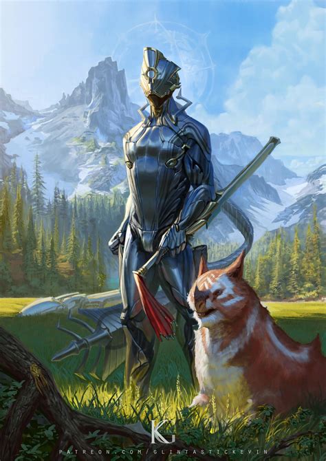 Kevin Glint Artist Warframe Gameart Excalibur Prime