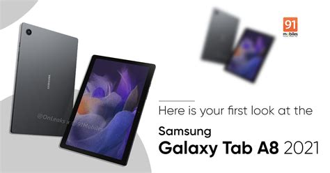 [Exclusive] Samsung Galaxy Tab A8 2021 design revealed via 5K renders ...