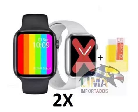 2x Smartwatch W46 Melhor Que W26 X7 Y68 Troca Foto Ios Andro