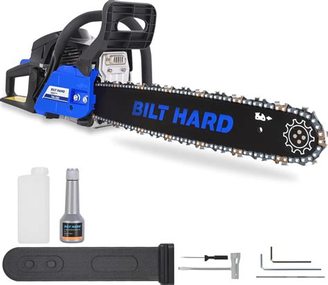 BILT HARD 20 Inch Gas Chainsaw 2 Cycle 58cc 3 HP Gas Power Chain Saw