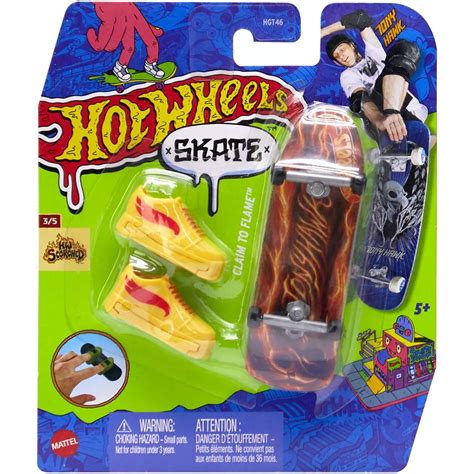 Hot Wheels Skate Tony Hawk Claim to Flame fingerboard cipővel Mattel vásárlás a Játékshopban