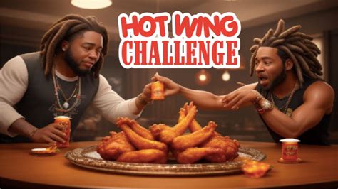 HOT WING CHALLENGE IN THE HOOD YouTube