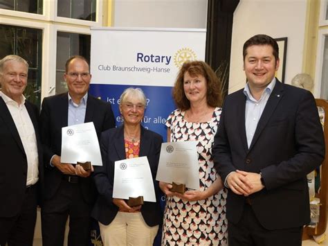 Rotary Hanse Förderpreis in Braunschweig 25 000 Euro vergeben