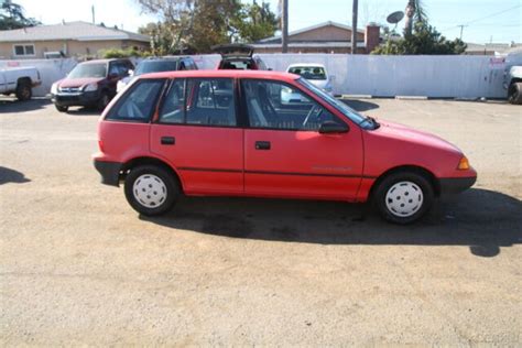 1991 Geo Metro 3 Cylinder 1.0L Manual NO RESERVE for sale