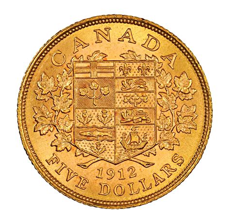 Investimento Oro Monete Canada 5 Dollari Giorgio V