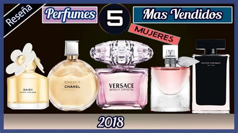 5 Mejores Perfumes De Mujer Mas Vendidos Al Momento 2018 YouTube