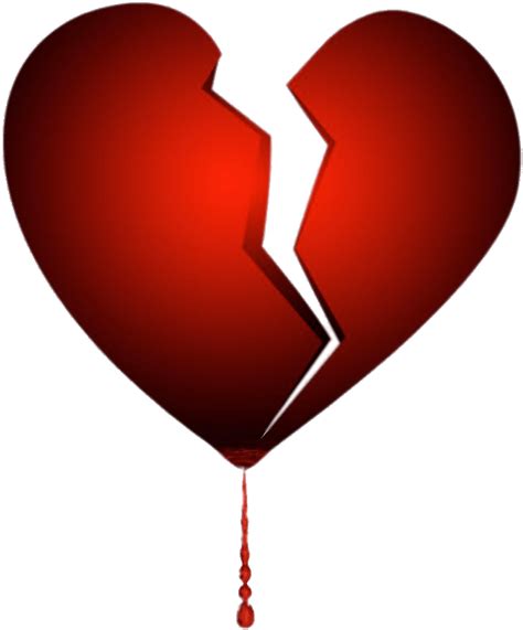 Broken Bleeding Heart Transparent Png Broken Hearted Art Clipart