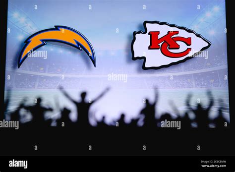 Los Angeles Chargers Vs Kansas City Chiefs Apoyo De Los Fans En El