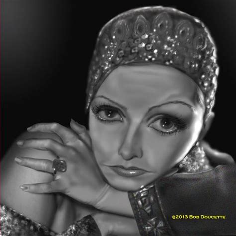 Greta Garbo By Tobo Famous People Cartoon Toonpool Greta Garbo